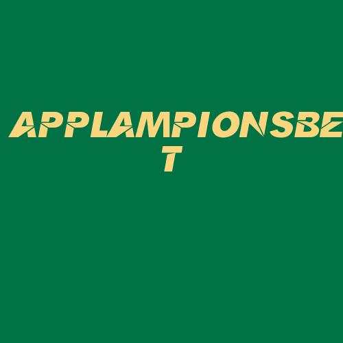 Logo da APPLAMPIONSBET